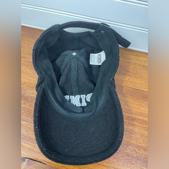 PINK Black Wool Hat - Picture 4 of 8